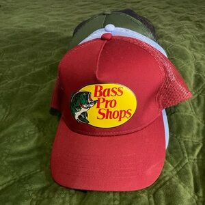 Bass Pro Shops Red Trucker Hat